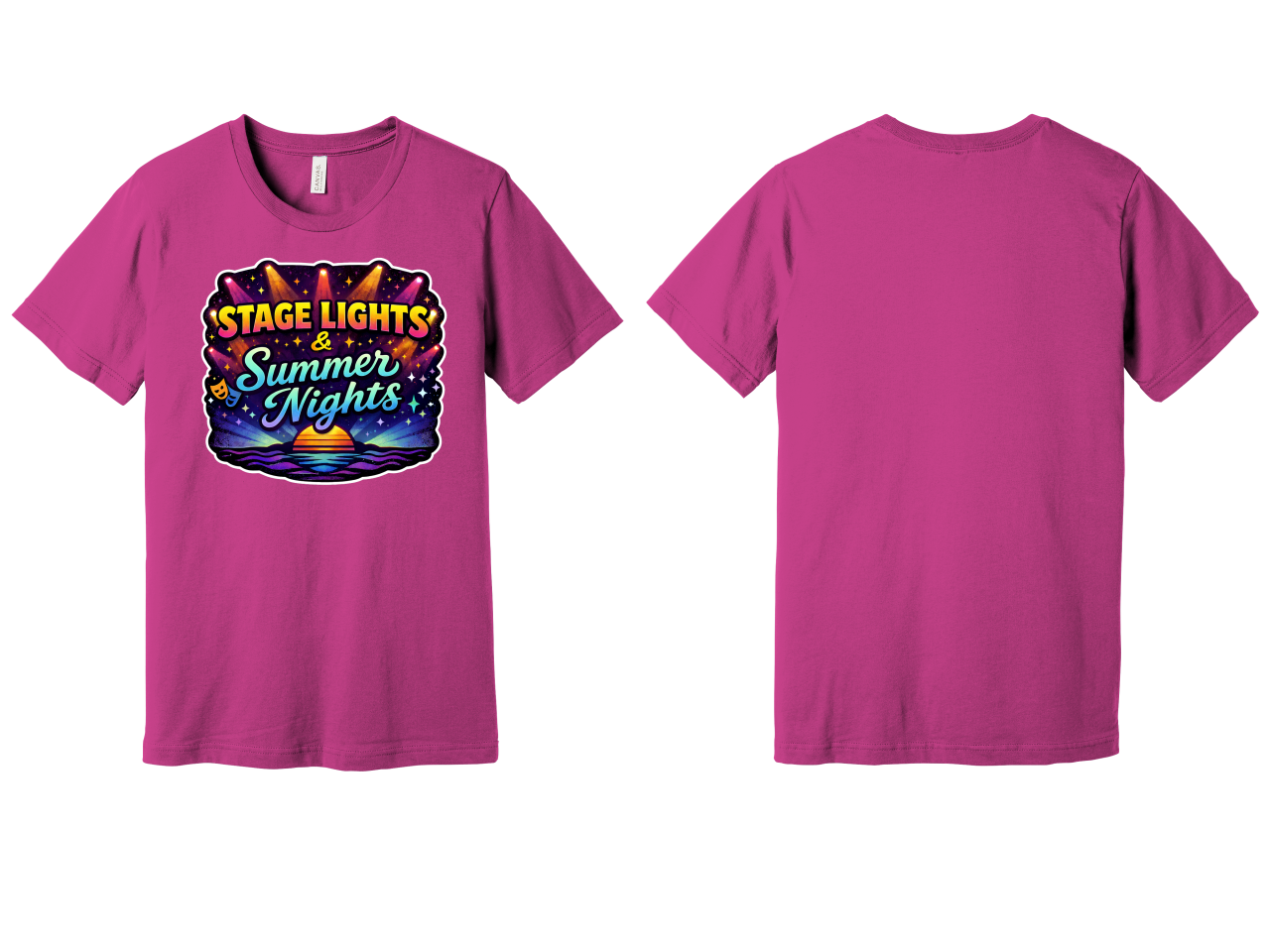 Stage Lights & Summer Nights Unisex Short Sleeve Tee