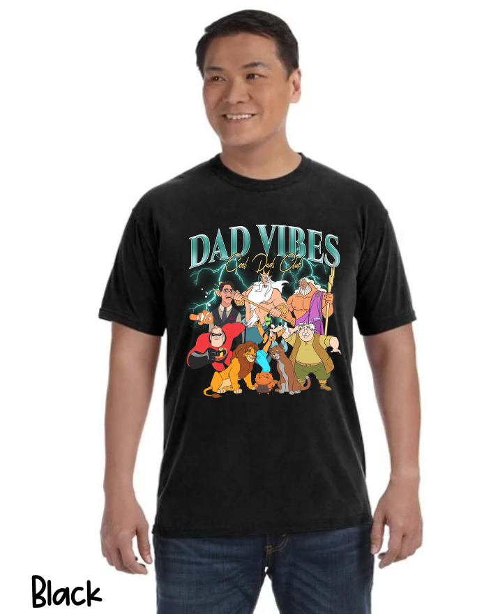 ⚡ Dad Vibes – Cool Dads Club T-Shirt