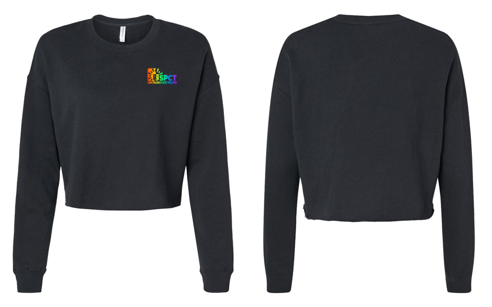 SPCT Women's Lightweight Crop Crew Pullover