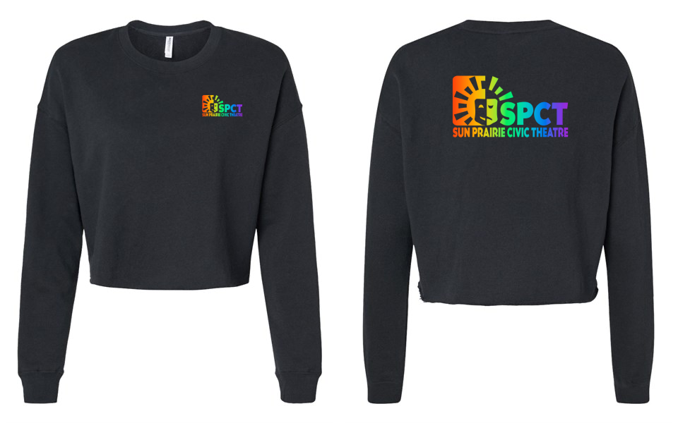SPCT Women's Lightweight Crop Crew Pullover