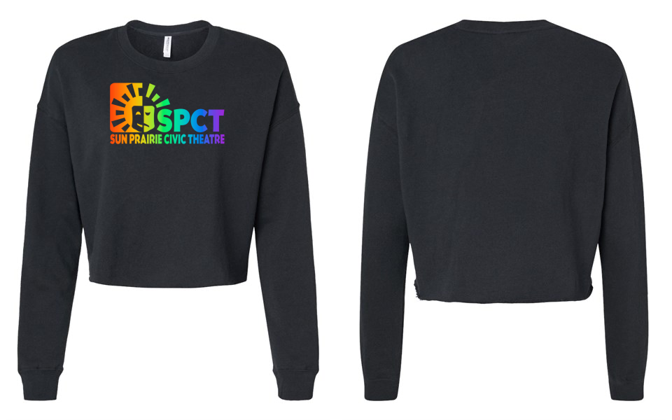 SPCT Women's Lightweight Crop Crew Pullover