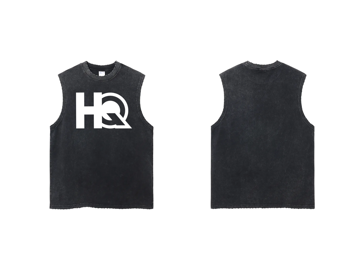 Unisex HQ Madison Frayed Hem Tank Top