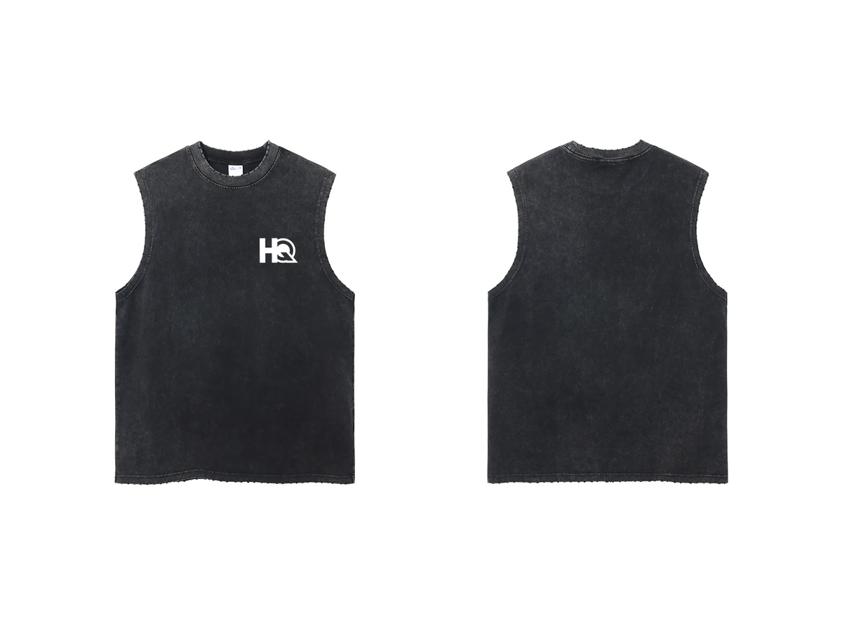 Unisex HQ Madison Frayed Hem Tank Top