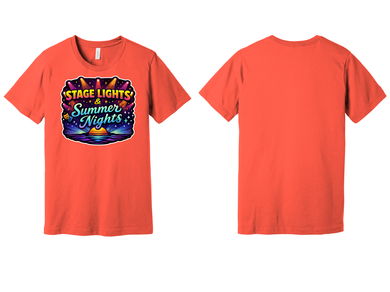 Stage Lights & Summer Nights Unisex Short Sleeve Tee