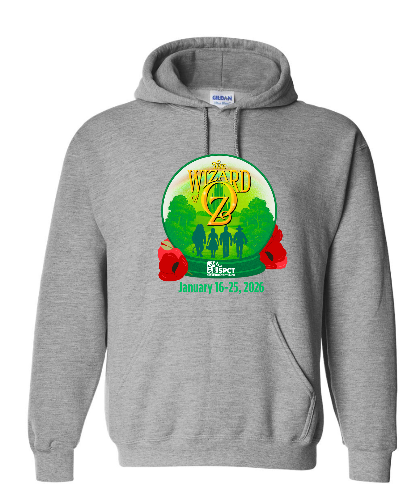 SPCT Oz Production Hoodie- Front Logo Only