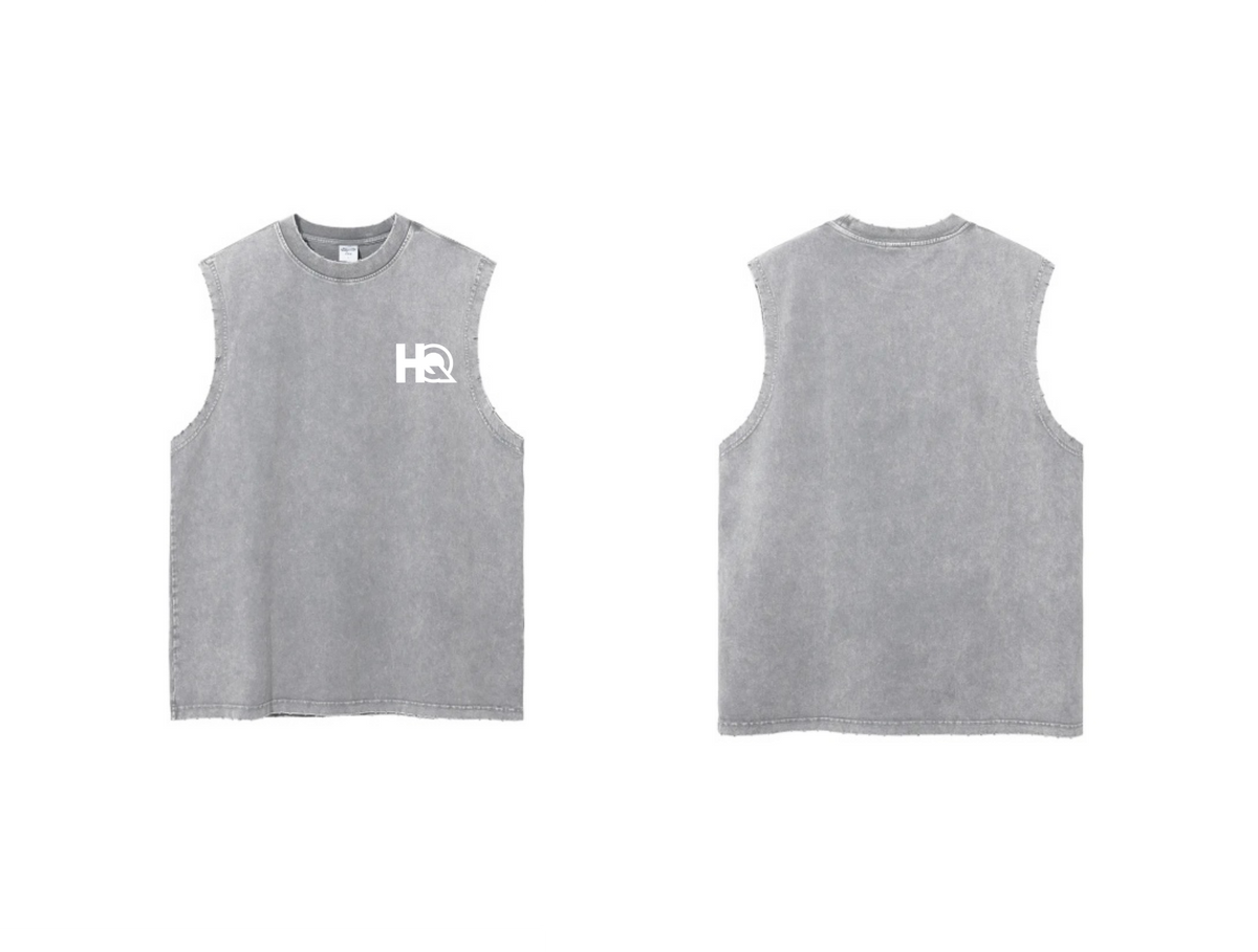 Unisex HQ Madison Frayed Hem Tank Top