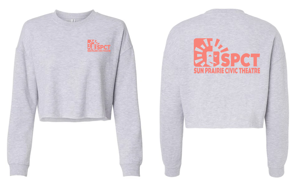SPCT Women's Lightweight Crop Crew Pullover