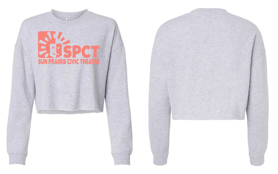 SPCT Women's Lightweight Crop Crew Pullover