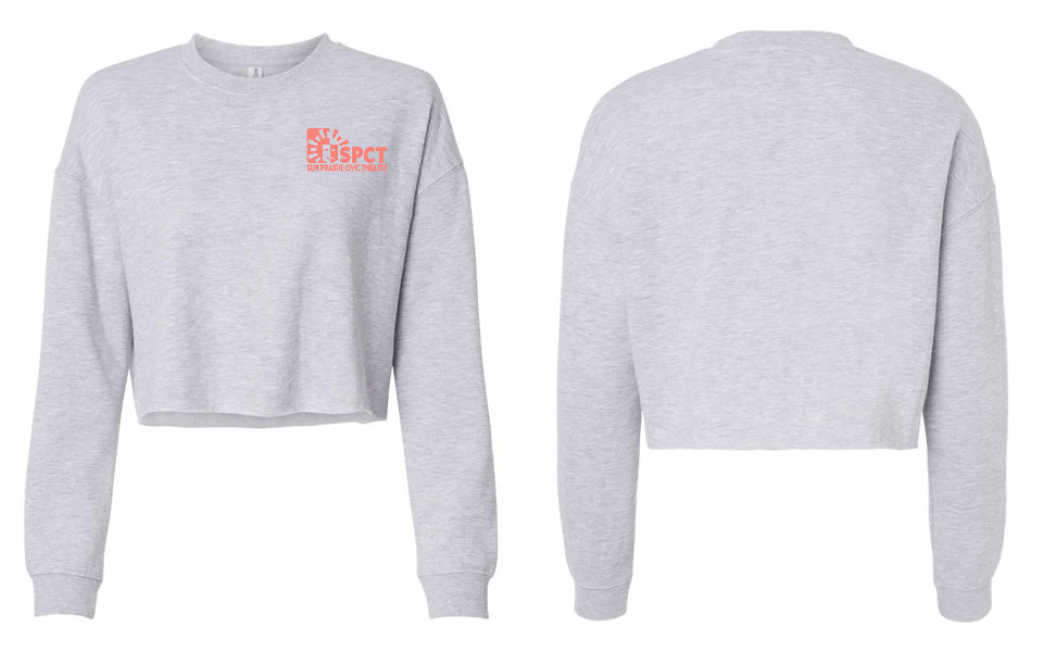 SPCT Women's Lightweight Crop Crew Pullover