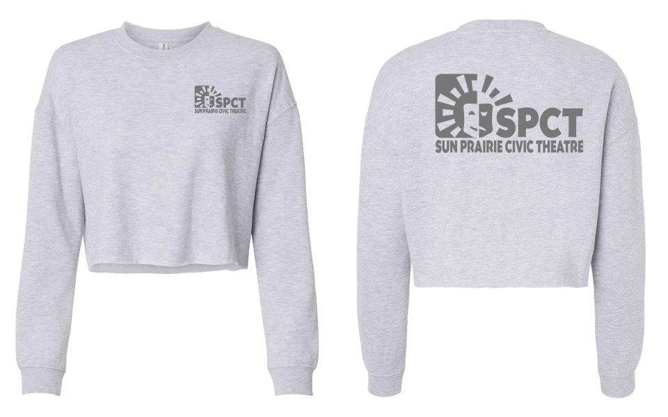 SPCT Women's Lightweight Crop Crew Pullover
