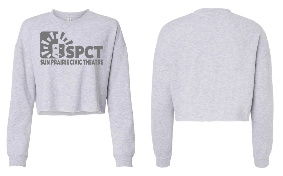 SPCT Women's Lightweight Crop Crew Pullover