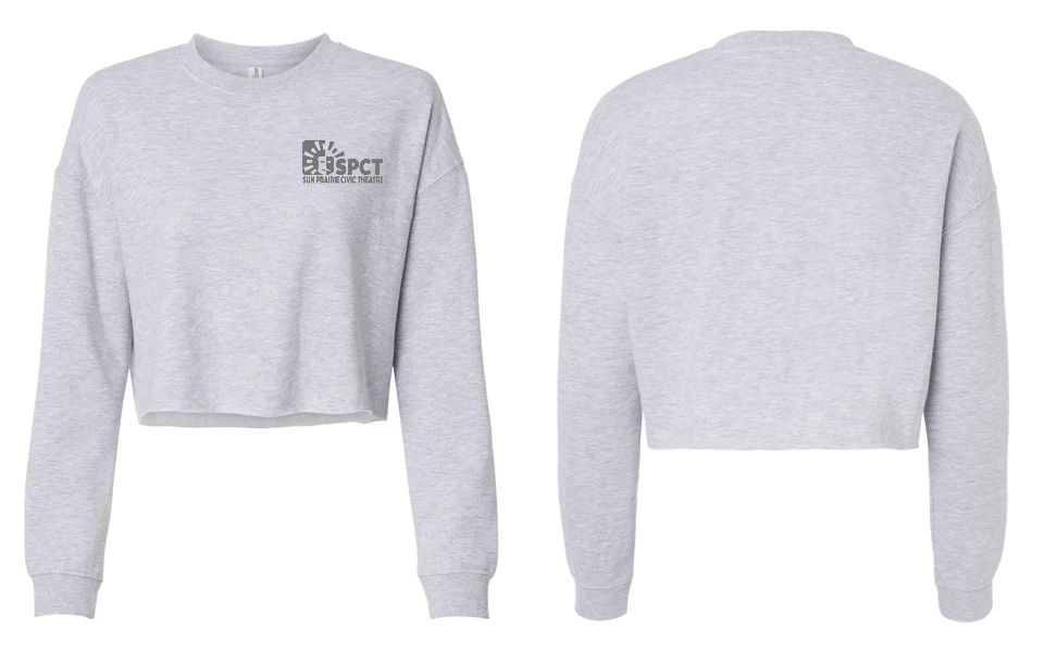 SPCT Women's Lightweight Crop Crew Pullover