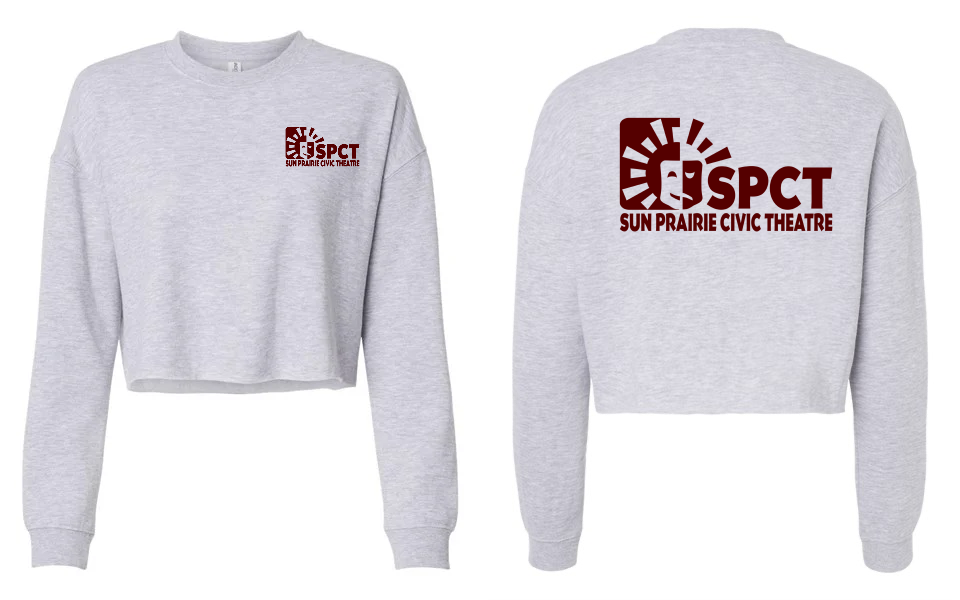 SPCT Women's Lightweight Crop Crew Pullover