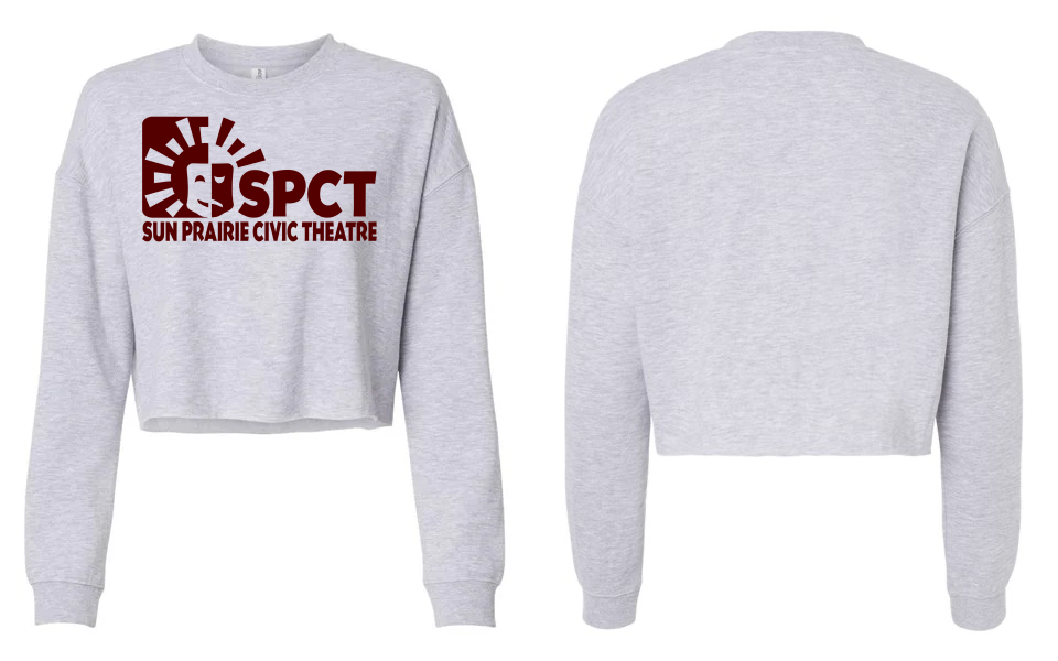 SPCT Women's Lightweight Crop Crew Pullover
