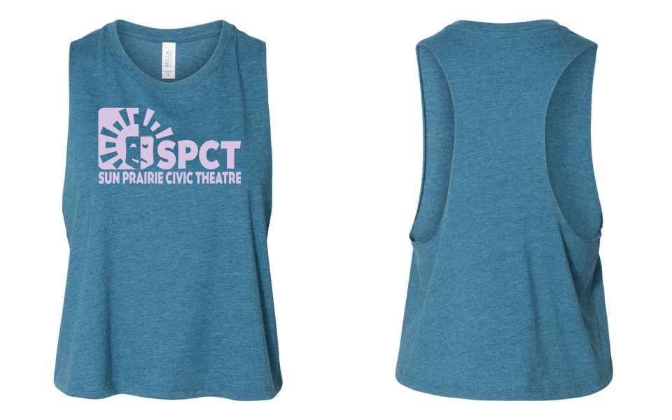 SPCT Women's Racerback Cropped Tank