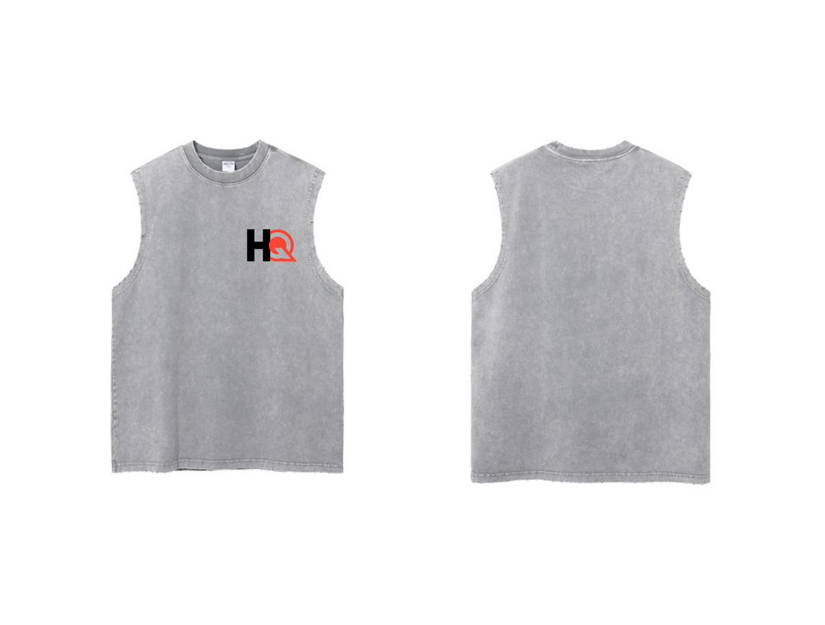 Unisex HQ Madison Frayed Hem Tank Top