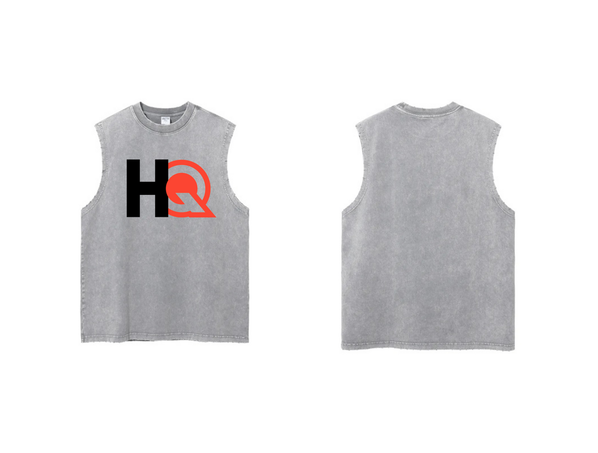Unisex HQ Madison Frayed Hem Tank Top