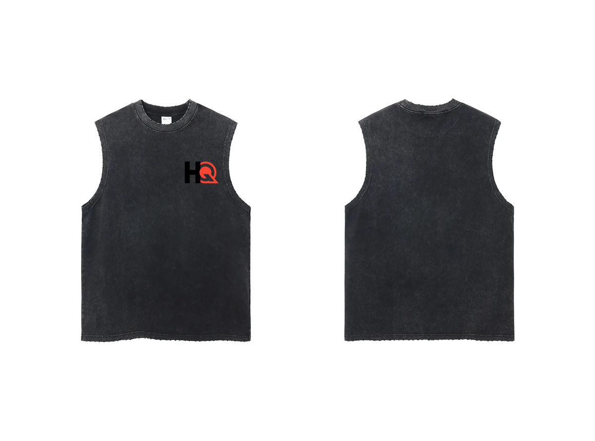 Unisex HQ Madison Frayed Hem Tank Top