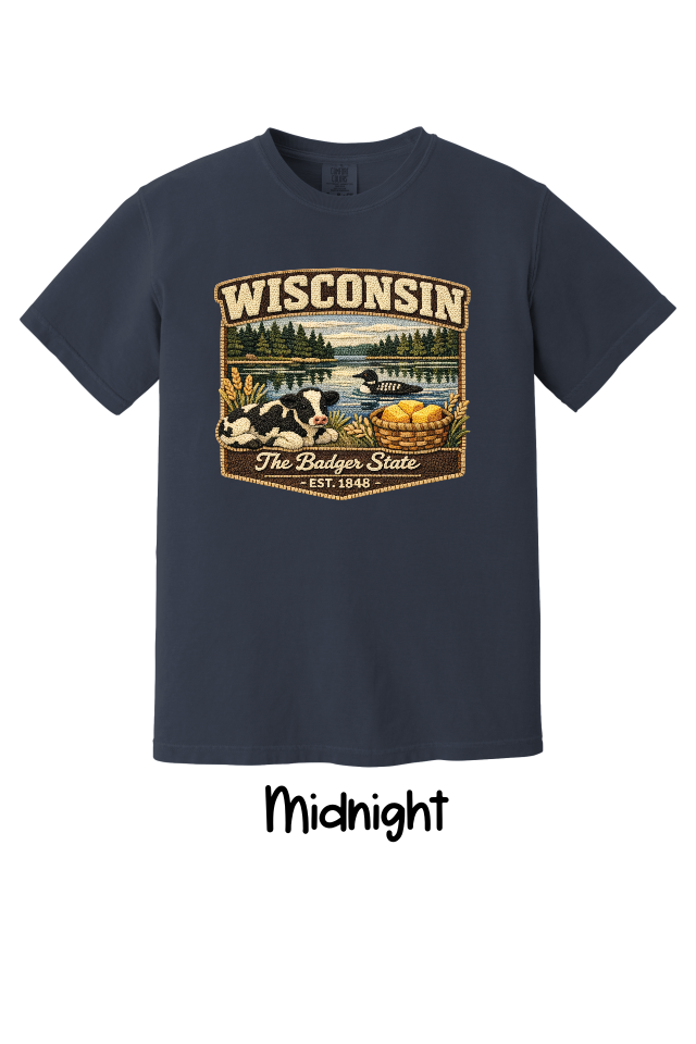 🧀 Wisconsin – The Badger State T-Shirt