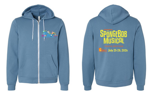 SpongeBob Adult Full Zip Hooded Sweatshirt