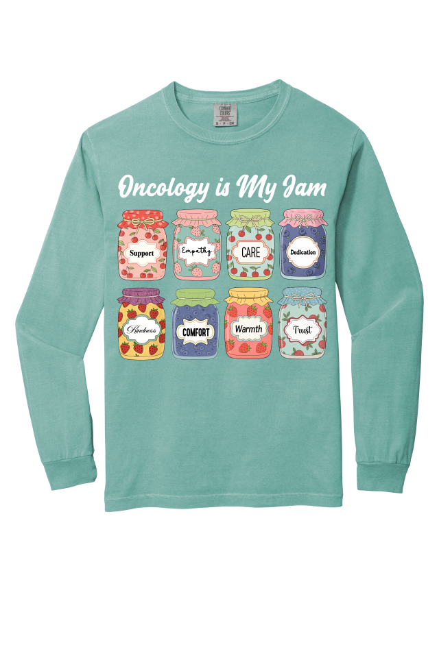 UW Carbone "Oncology is My Jam" Long Sleeve T-Shirt