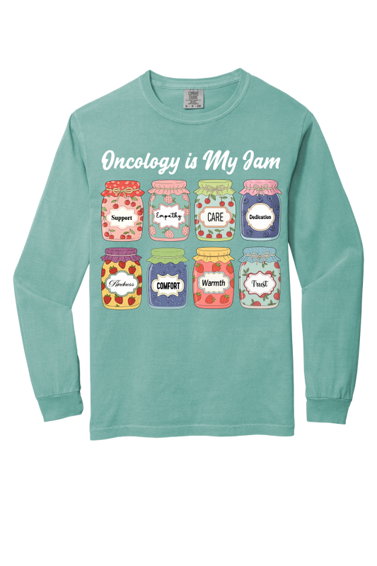 UW Carbone "Oncology is My Jam" Long Sleeve T-Shirt