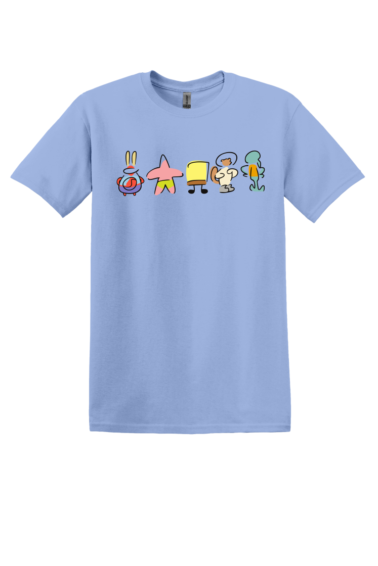 Minimal Character Outline T-Shirt