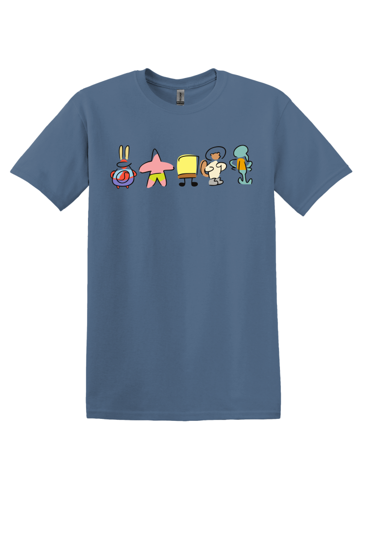 Minimal Character Outline T-Shirt