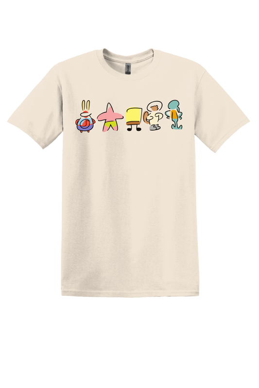 Minimal Character Outline T-Shirt