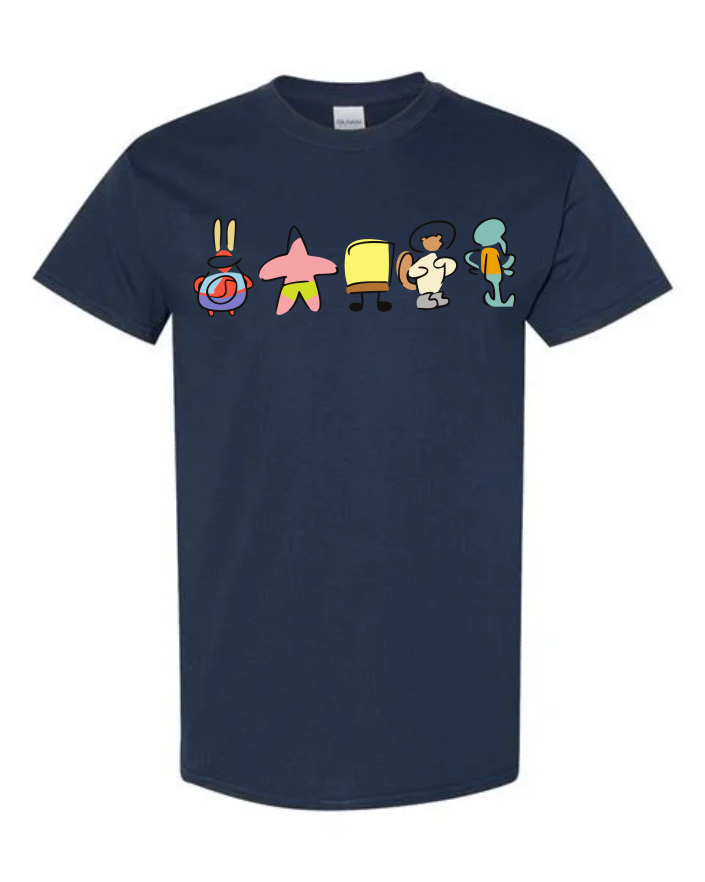 Minimal Character Outline T-Shirt