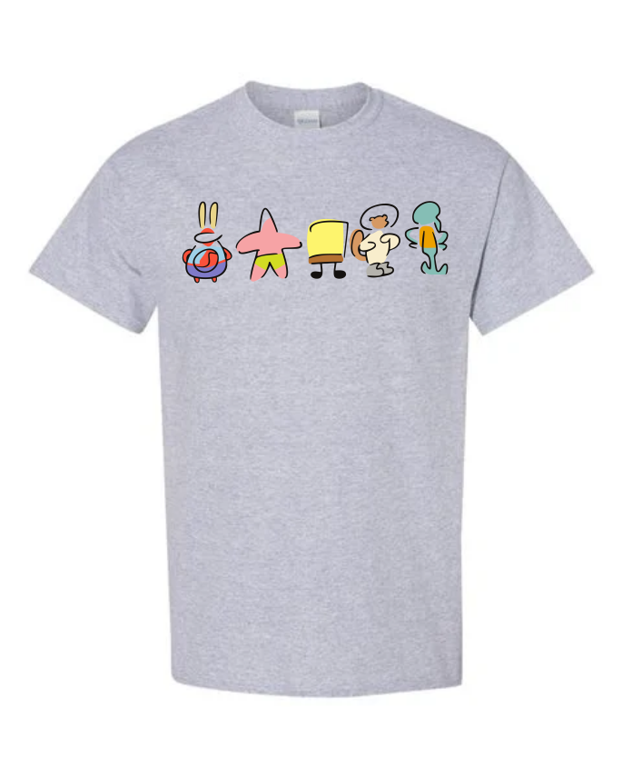 Minimal Character Outline T-Shirt