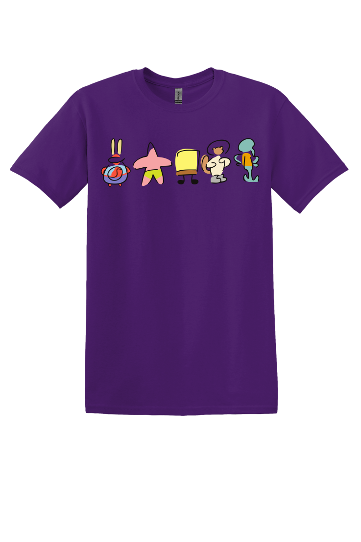 Minimal Character Outline T-Shirt