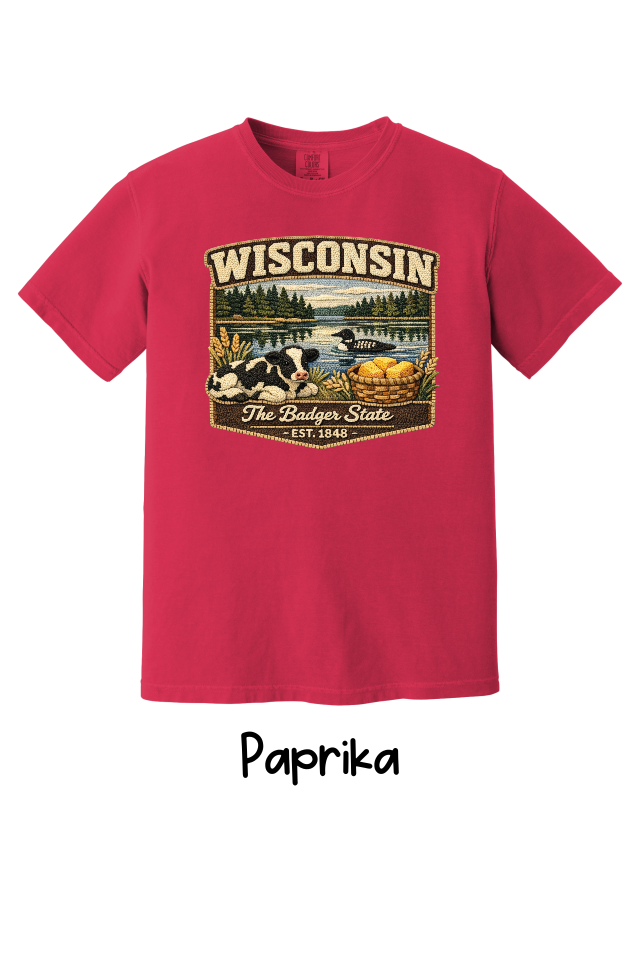 🧀 Wisconsin – The Badger State T-Shirt