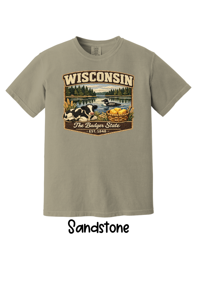 🧀 Wisconsin – The Badger State T-Shirt