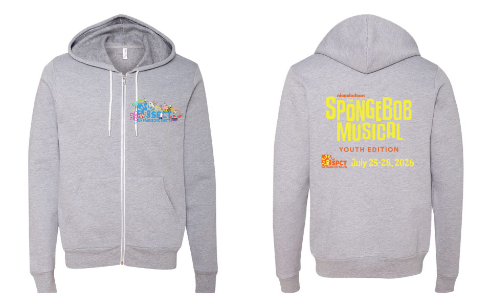 SpongeBob Adult Full Zip Hooded Sweatshirt