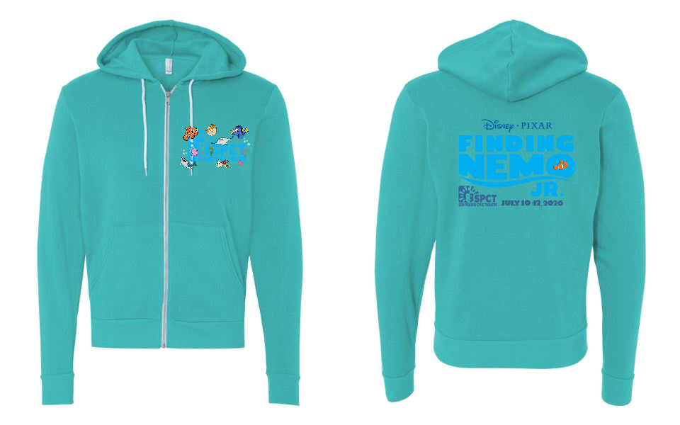 Adult Finding Nemo Full Zip Hooded Sweatshirt