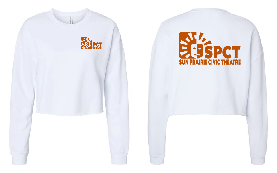 SPCT Women's Lightweight Crop Crew Pullover