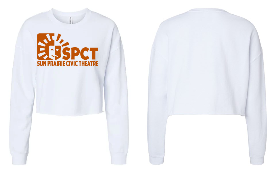 SPCT Women's Lightweight Crop Crew Pullover