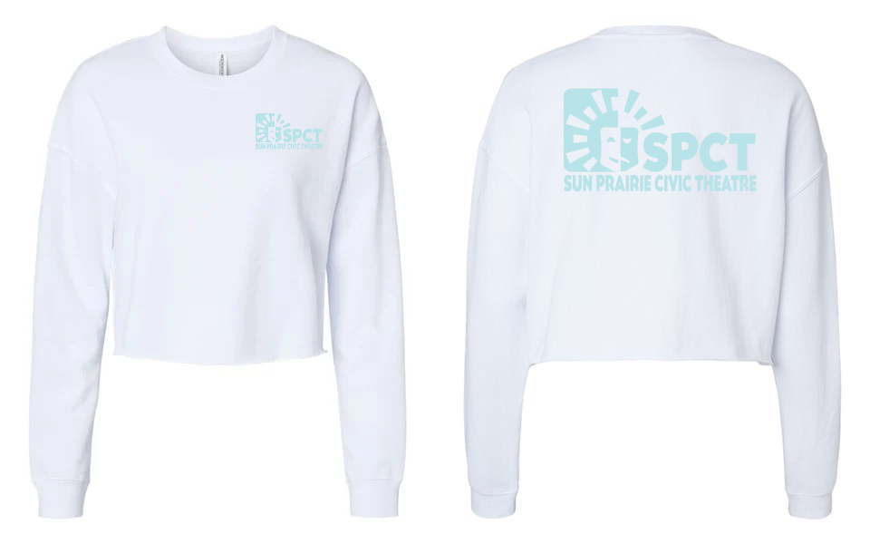 SPCT Women's Lightweight Crop Crew Pullover