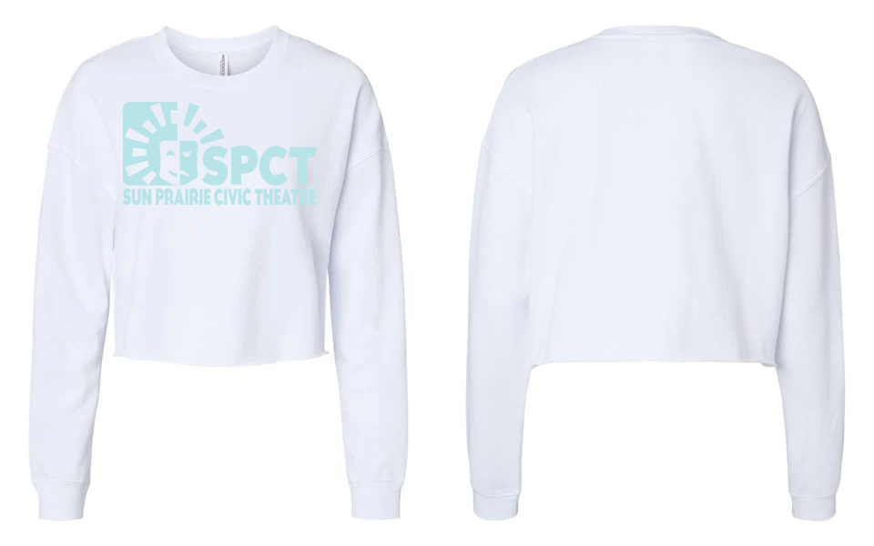 SPCT Women's Lightweight Crop Crew Pullover
