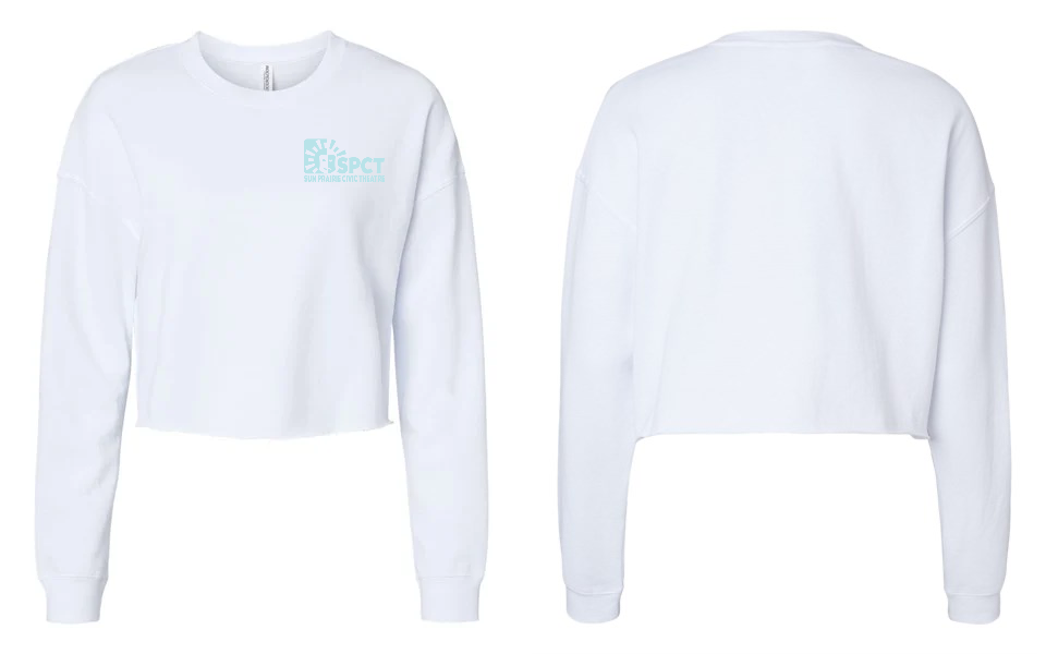 SPCT Women's Lightweight Crop Crew Pullover