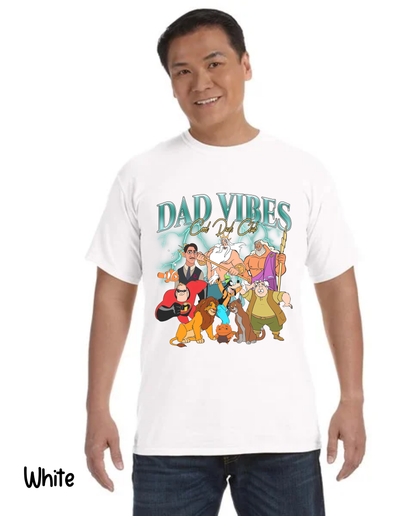 ⚡ Dad Vibes – Cool Dads Club T-Shirt