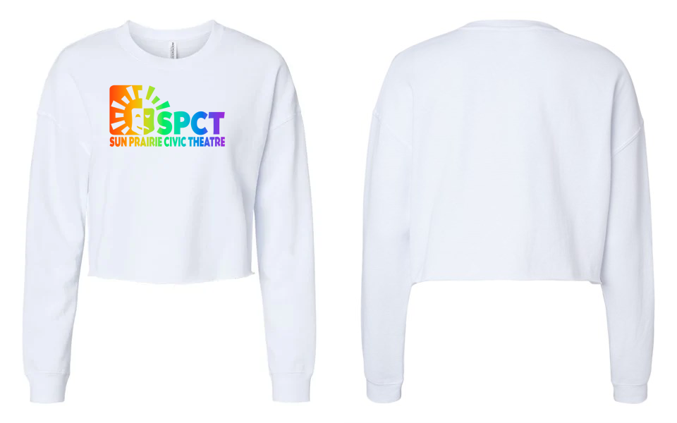 SPCT Women's Lightweight Crop Crew Pullover