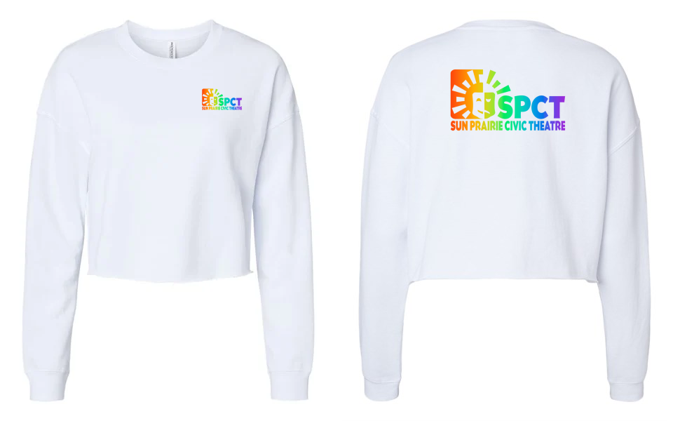 SPCT Women's Lightweight Crop Crew Pullover