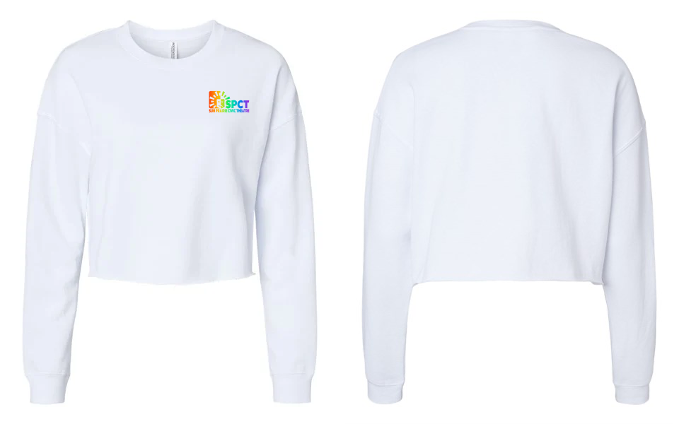 SPCT Women's Lightweight Crop Crew Pullover